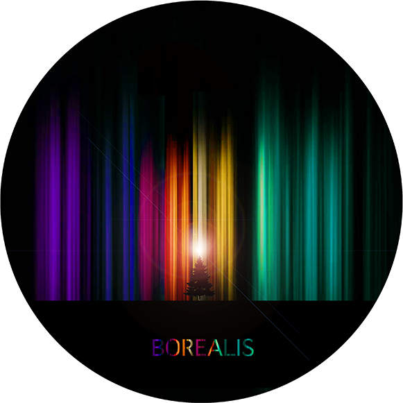 Borealis Vinyl Sticker